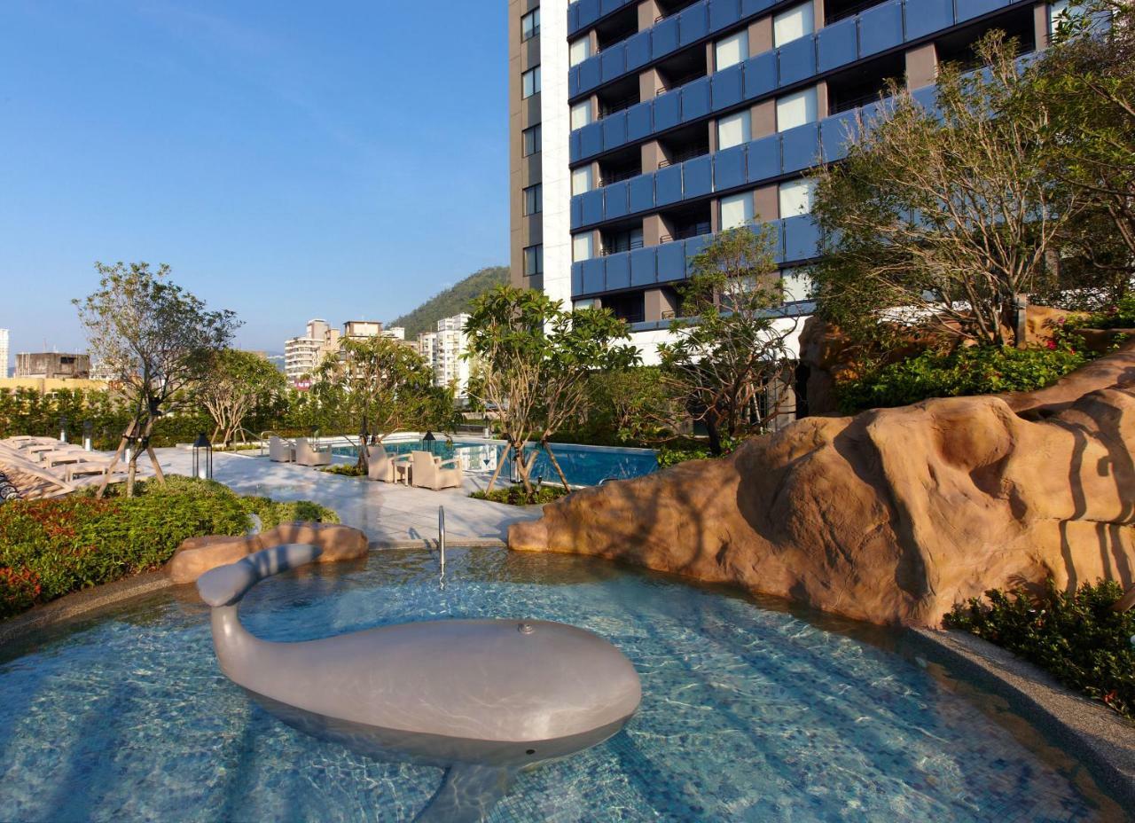 Mu Jiaoxi Hotel Екстериор снимка The outdoor swimming pool